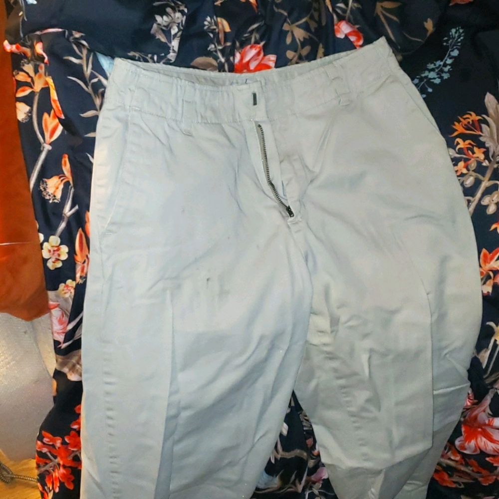 Distressed Calvin Klein Kakhis